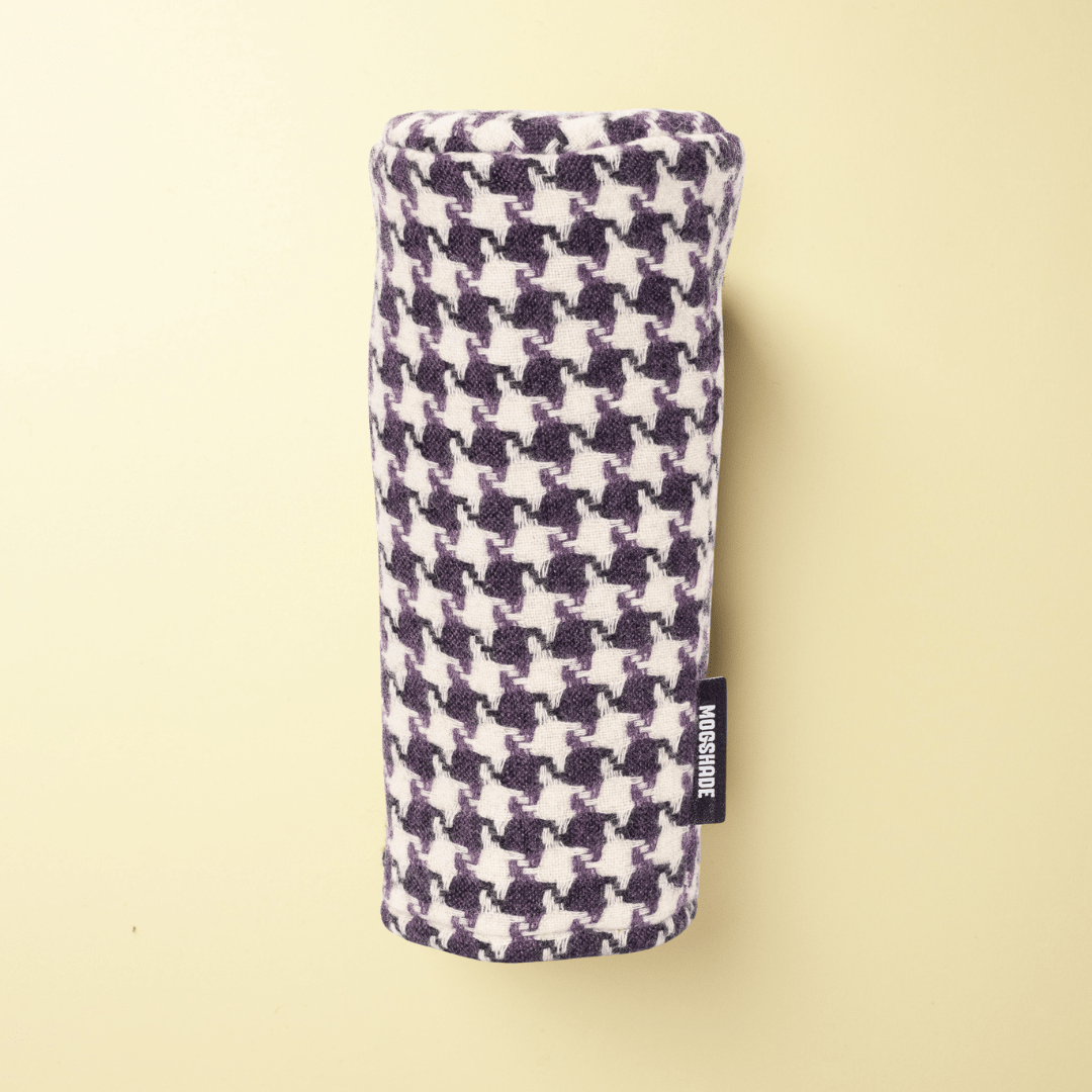 Houndstooth Purple Headcover - Mogshade