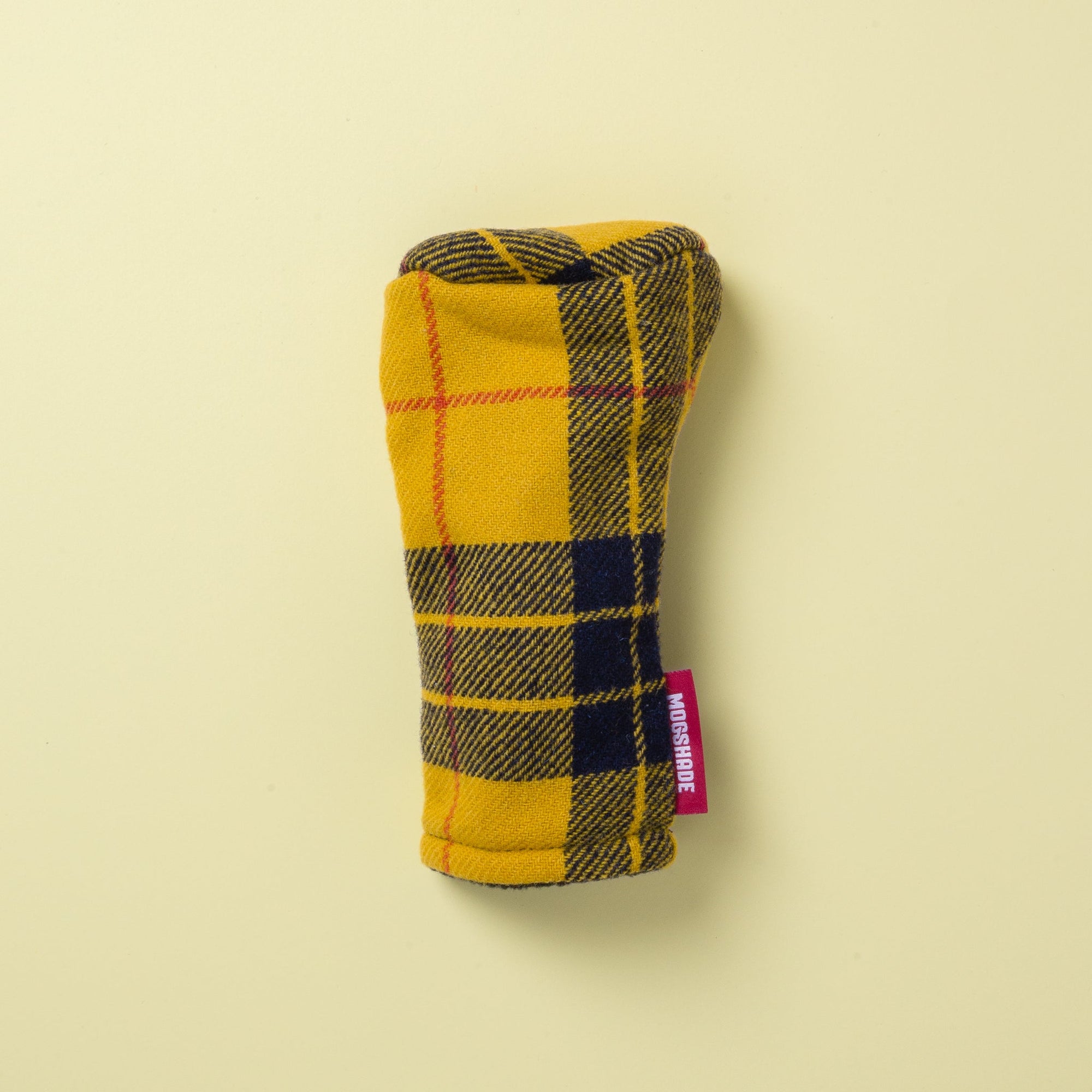 Tartan Yellow &amp; Blue Headcover - Mogshade
